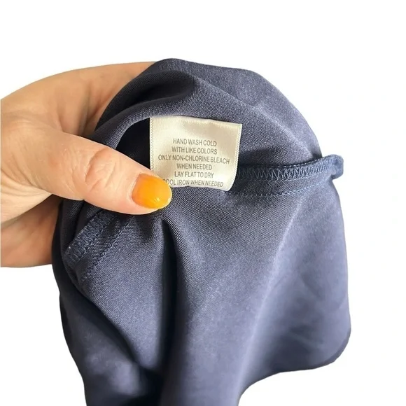 Modcloth Fervour Navy Blue Vintage Style 60s Housewife Bow Detail Dress Sz XL - Picture 7 of 14